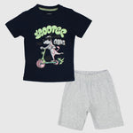 Scooter Gang Short-Sleeved Pajama - Ourkids - Rosso