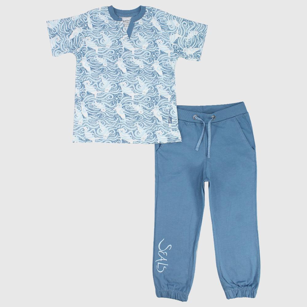 Seals Short-Sleeved Pajama - Ourkids - Junior