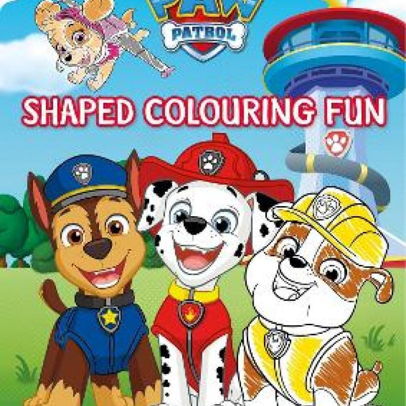 Shaped Coloring Fun: Paw Patrol - Ourkids - OKO