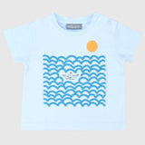 Shiny Sailing Day Short-Sleeved T-Shirt - Ourkids - Pompelo