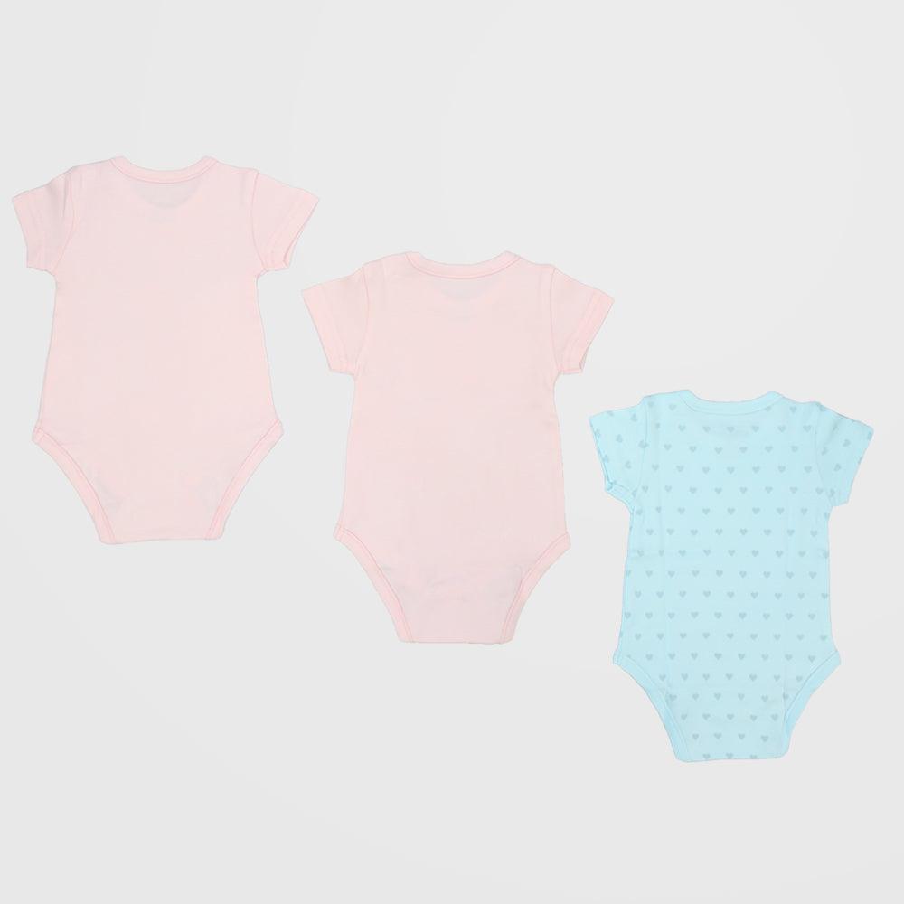 Short-Sleeved Bodysuits (Pack Of 3) - Ourkids - Pompelo