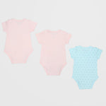 Short-Sleeved Bodysuits (Pack Of 3) - Ourkids - Pompelo