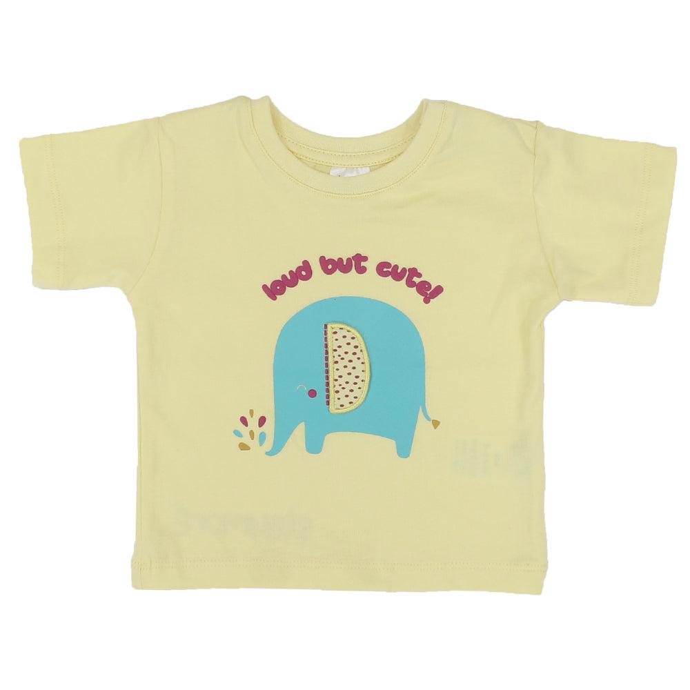 Short-Sleeved Cutephant T-Shirt - Ourkids - Playmore