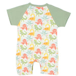 Short-Sleeved Dinosaur Onesie - Ourkids - Berceau