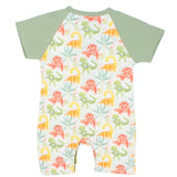 Short-Sleeved Dinosaur Onesie - Ourkids - Berceau