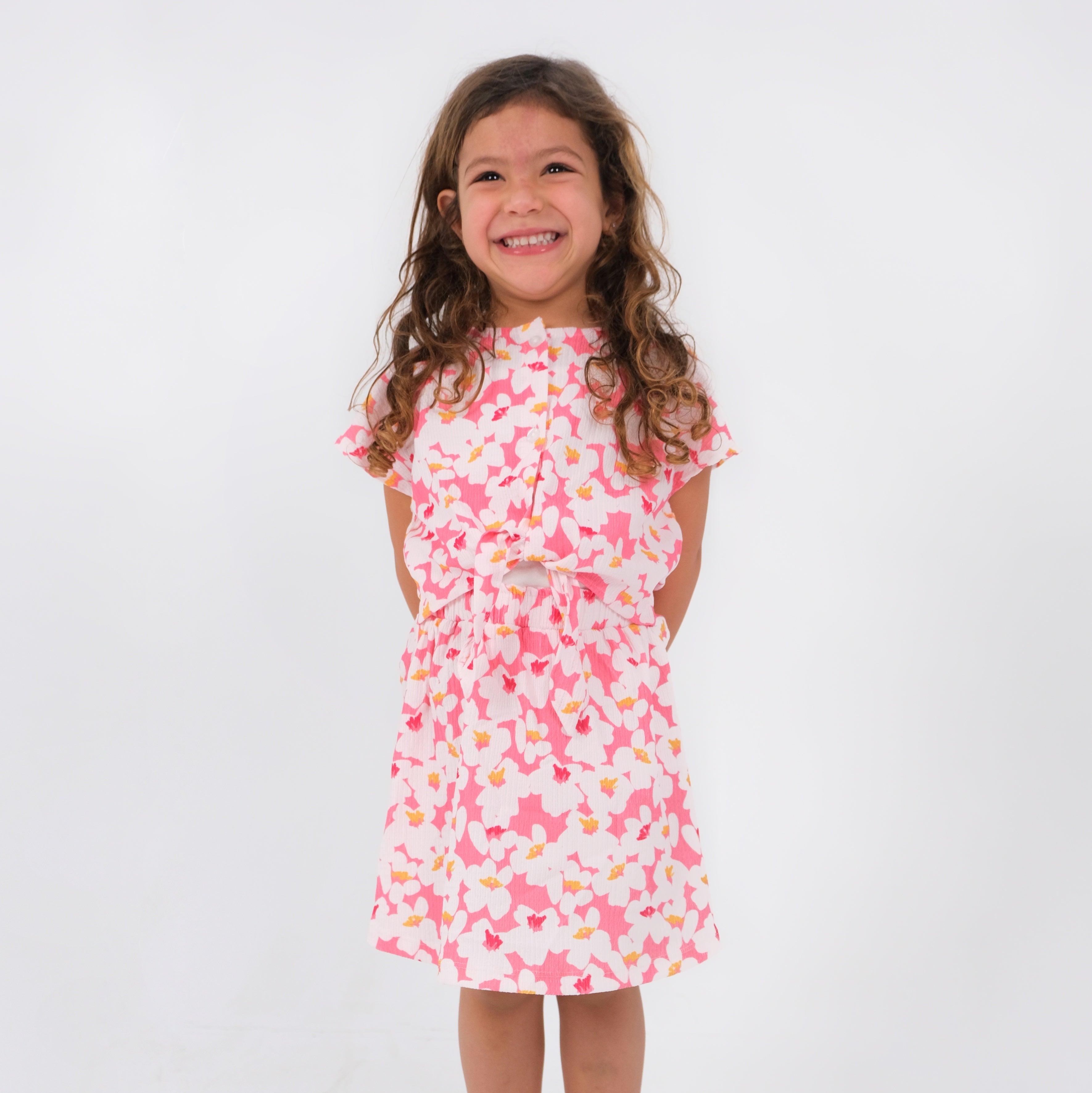 Short-Sleeved Dress - Ourkids - Playmore