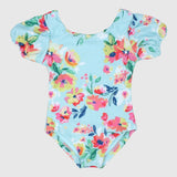 Short-Sleeved One-Piece Swim Suit - Ourkids - Global