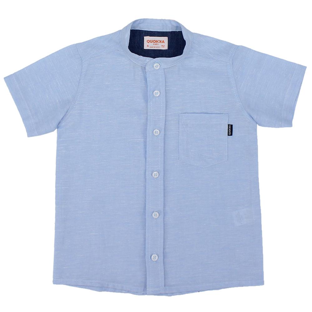 Short-Sleeved Plain Shirt - Ourkids - Quokka