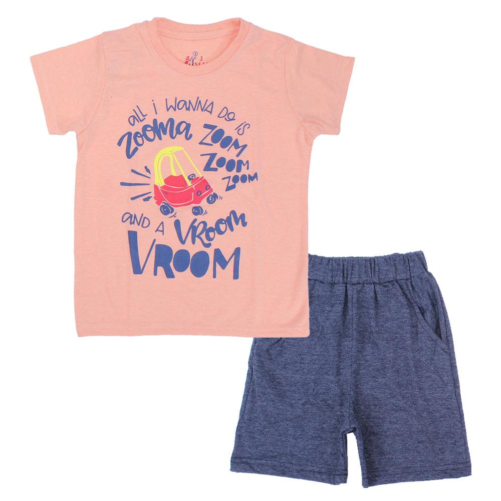 Short-Sleeved Printed Pajama - Ourkids - JOKY