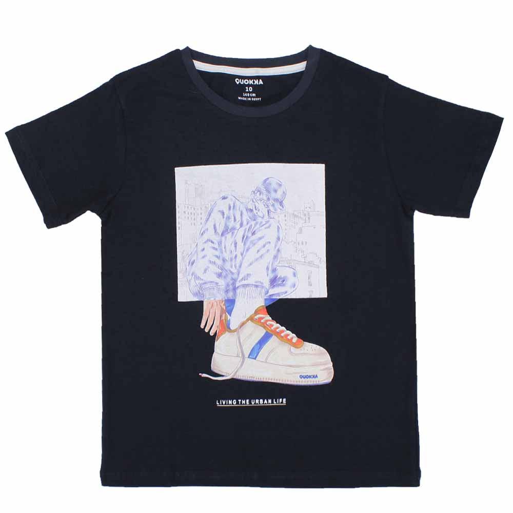 Short-Sleeved Printed T-Shirt - Ourkids - Quokka