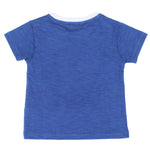 Short-Sleeved Royal Blue T-Shirt - Ourkids - Quokka