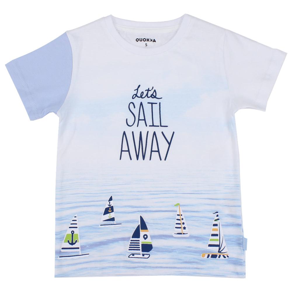 Short-Sleeved Sailing T-Shirt - Ourkids - Quokka