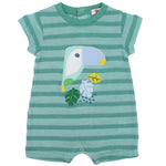 Short-Sleeved Striped Onesie - Ourkids - Quokka