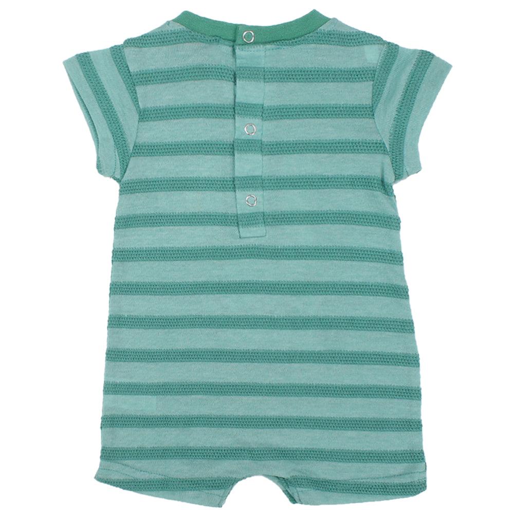 Short-Sleeved Striped Onesie - Ourkids - Quokka