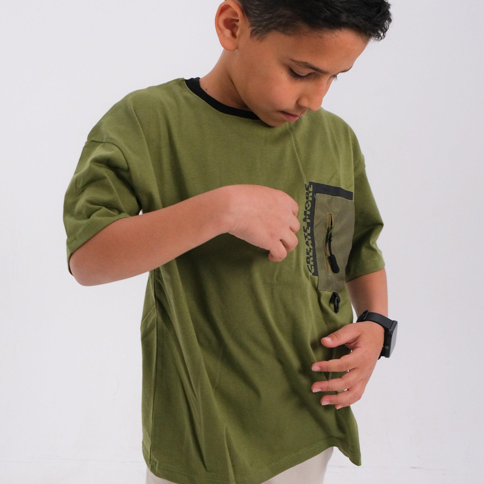 Short-Sleeved T-Shirt - Ourkids - Playmore