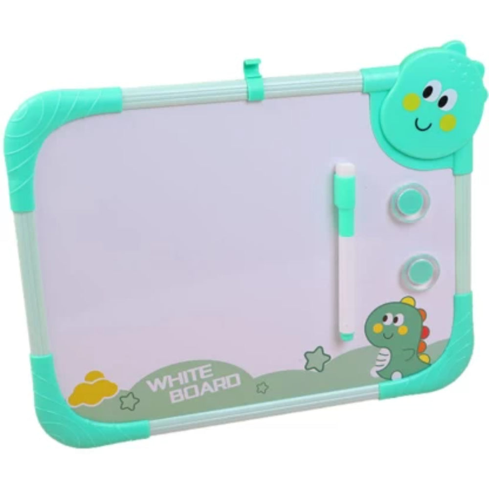 Plastic White Board – Aqua with Dino Theme