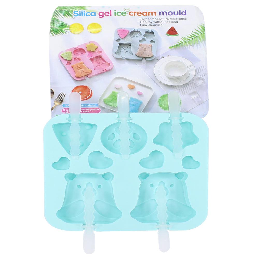 Silicone Ice Cream Mold Juice Popsicle Maker - Ourkids - Marcada