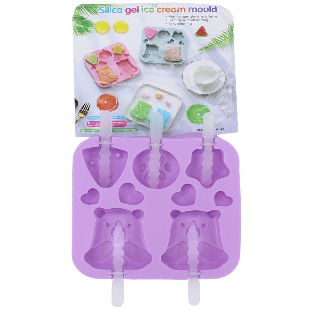 Silicone Ice Cream Mold Juice Popsicle Maker - Ourkids - Marcada