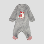 Singing Bird Long-Sleeved Baby Footie - Ourkids - Pompelo