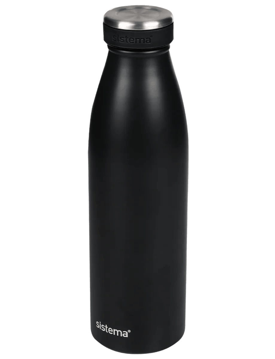 SISTEMA 500ML STAINLESS STEEL DRINK BOTTLE - Ourkids - Sistema