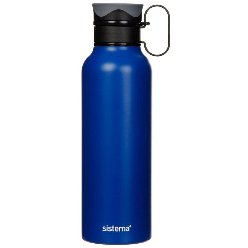 Sistema 600ml Double Wall Stainless Steel Hydration Bottle - Ourkids - Sistema