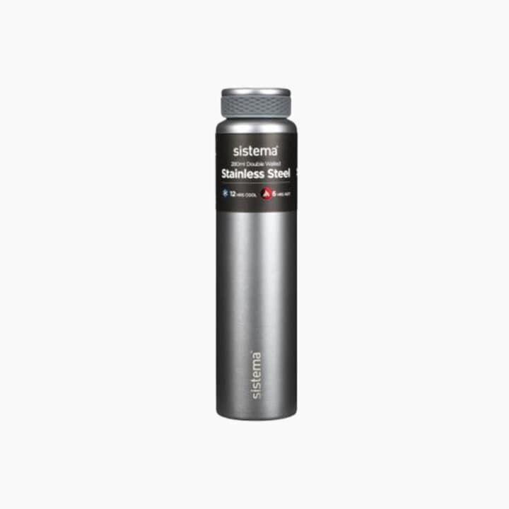 SISTEMA HYDRATION BOTTLE STAINLESS STEEL 600ML - Ourkids - Sistema