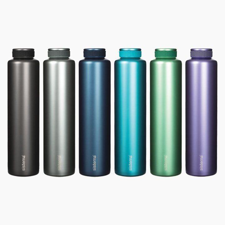 SISTEMA HYDRATION BOTTLE STAINLESS STEEL 600ML - Ourkids - Sistema