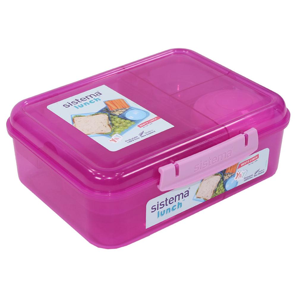 Sistema Lunch Boxes 1.65L Bento With Yoghurt Container - Ourkids - Sistema