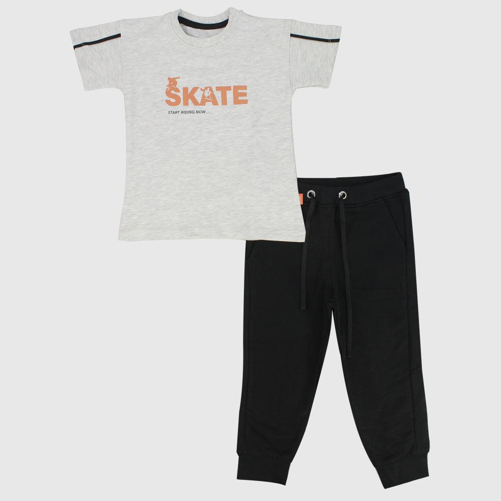 Skating Short-Sleeved Pajama - Ourkids - Junior