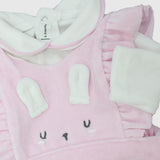 Sleeping Bunny Velvet Baby Footie - Ourkids - Ourkids