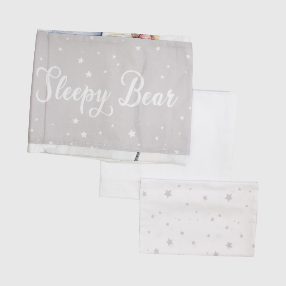 Sleepy Bear Bed Sheet Set - Ourkids - Berceau