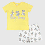 Sleepy Bunny Short-Sleeved Pajama - Ourkids - Morenella