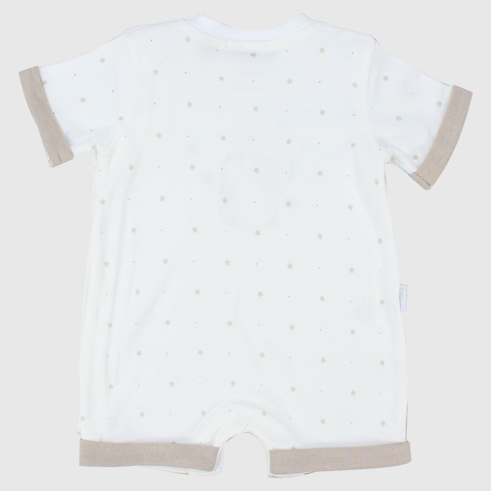 Sleepy Bunny Short-Sleeved Romper - Ourkids - Bumber