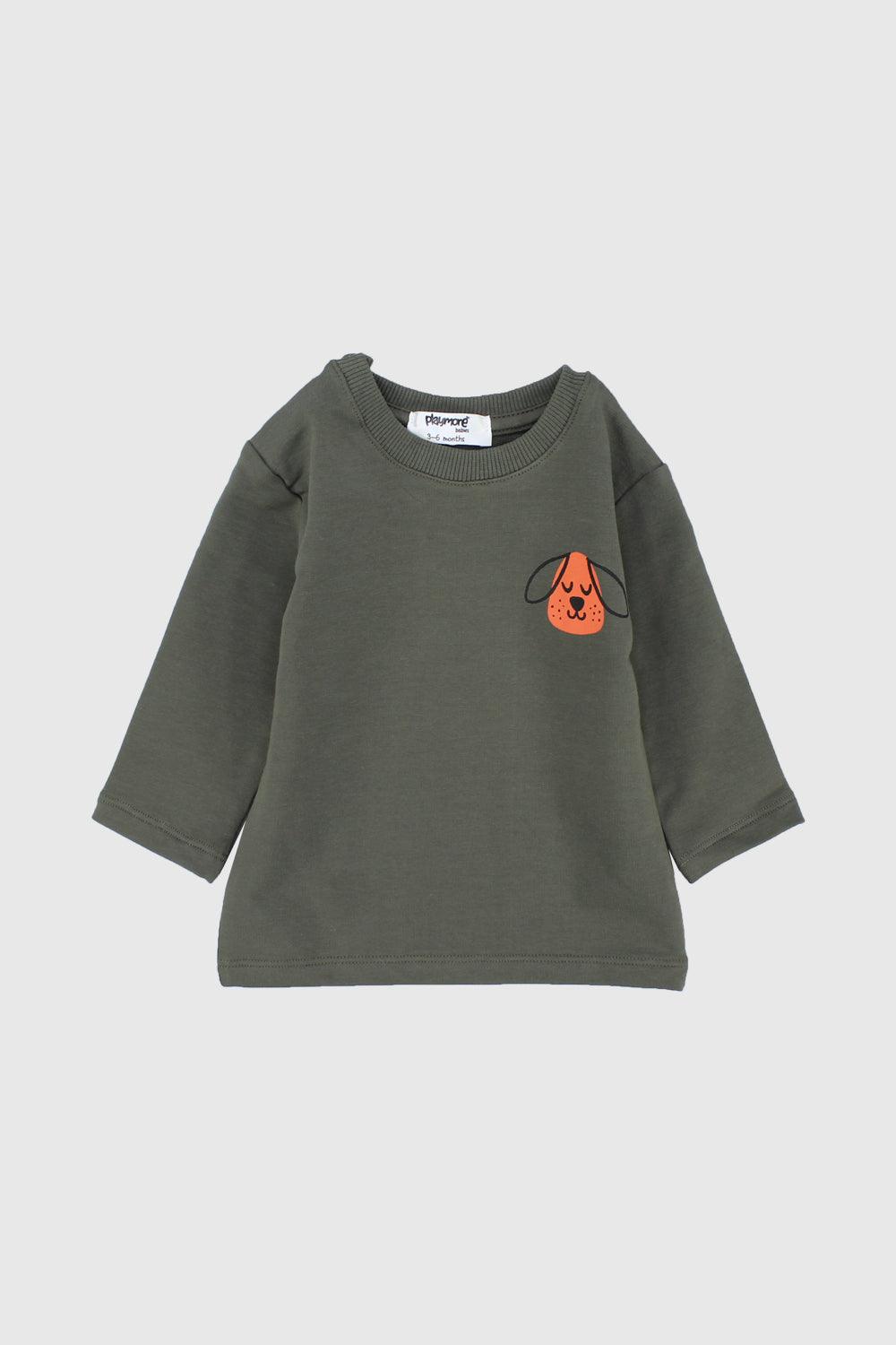 Sleepy Dog Long-Sleeved T-Shirt - Ourkids - Playmore