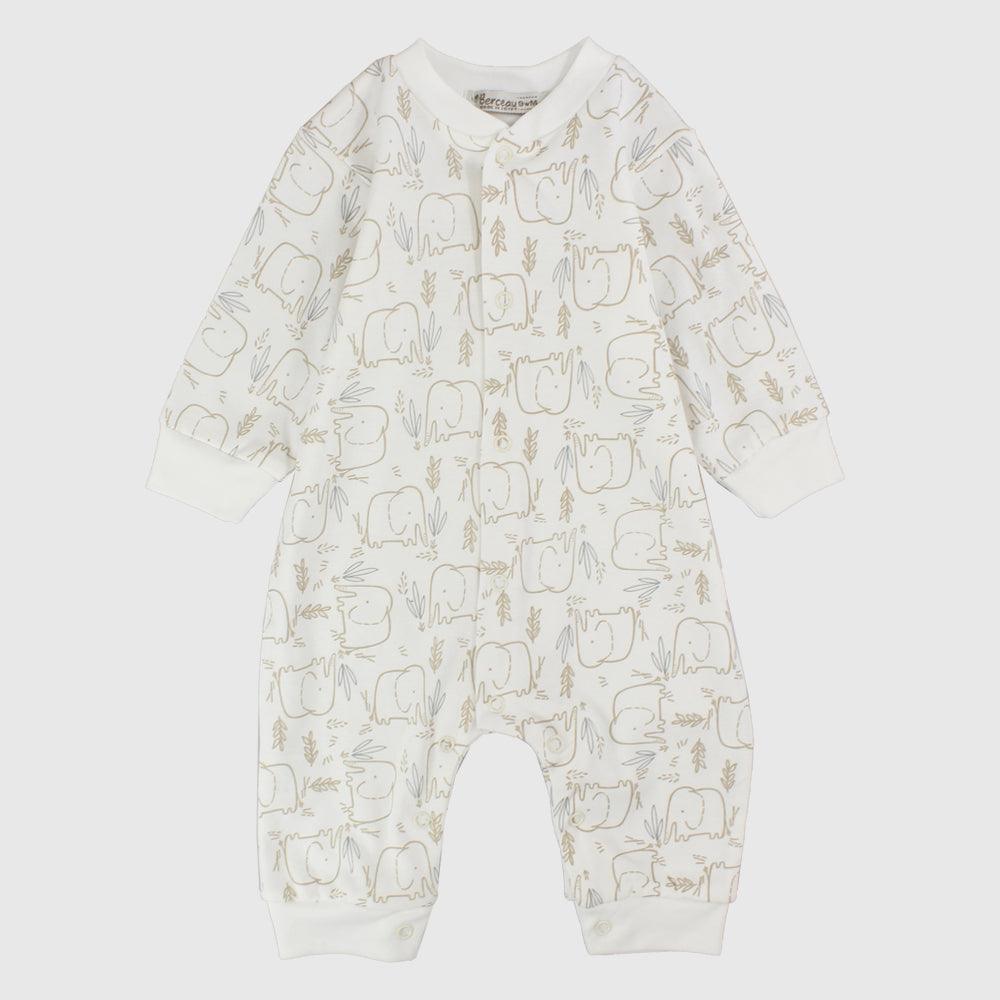 Sleepy Elephant Long-Sleeved Footless Onesie - Ourkids - Berceau