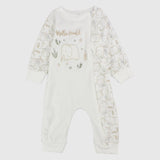 Sleepy Elephant Long-Sleeved Footless Onesie - Ourkids - Berceau