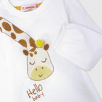 Sleepy Giraffe Long-Sleeved Sweatshirt - Ourkids - Quokka