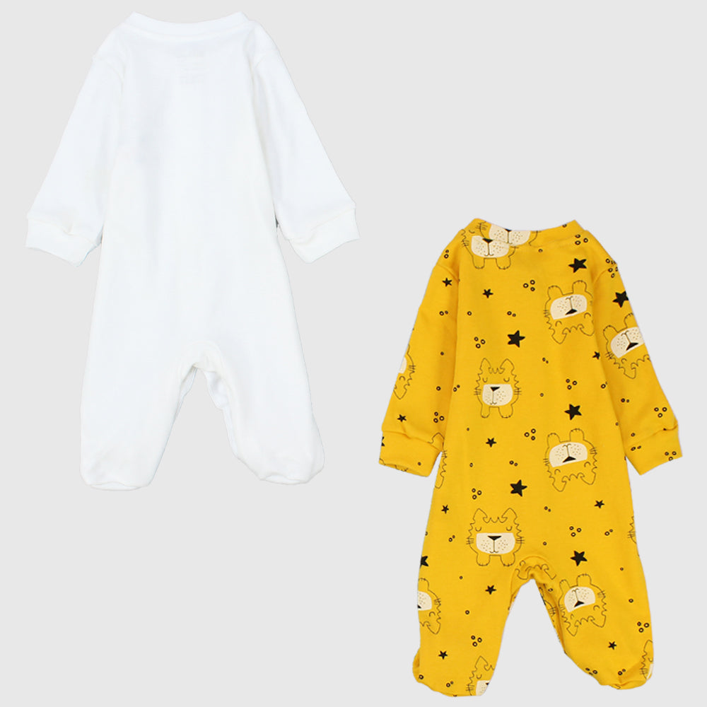 Sleepy Kitten Baby Footie (Pack Of 2) - Ourkids - Al Sayad