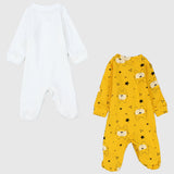 Sleepy Kitten Baby Footie (Pack Of 2) - Ourkids - Al Sayad