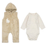 Sleeveless Baby Footie & Long-Sleeved Bodysuit - Ourkids - Berceau