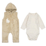 Sleeveless Baby Footie & Long-Sleeved Bodysuit - Ourkids - Berceau