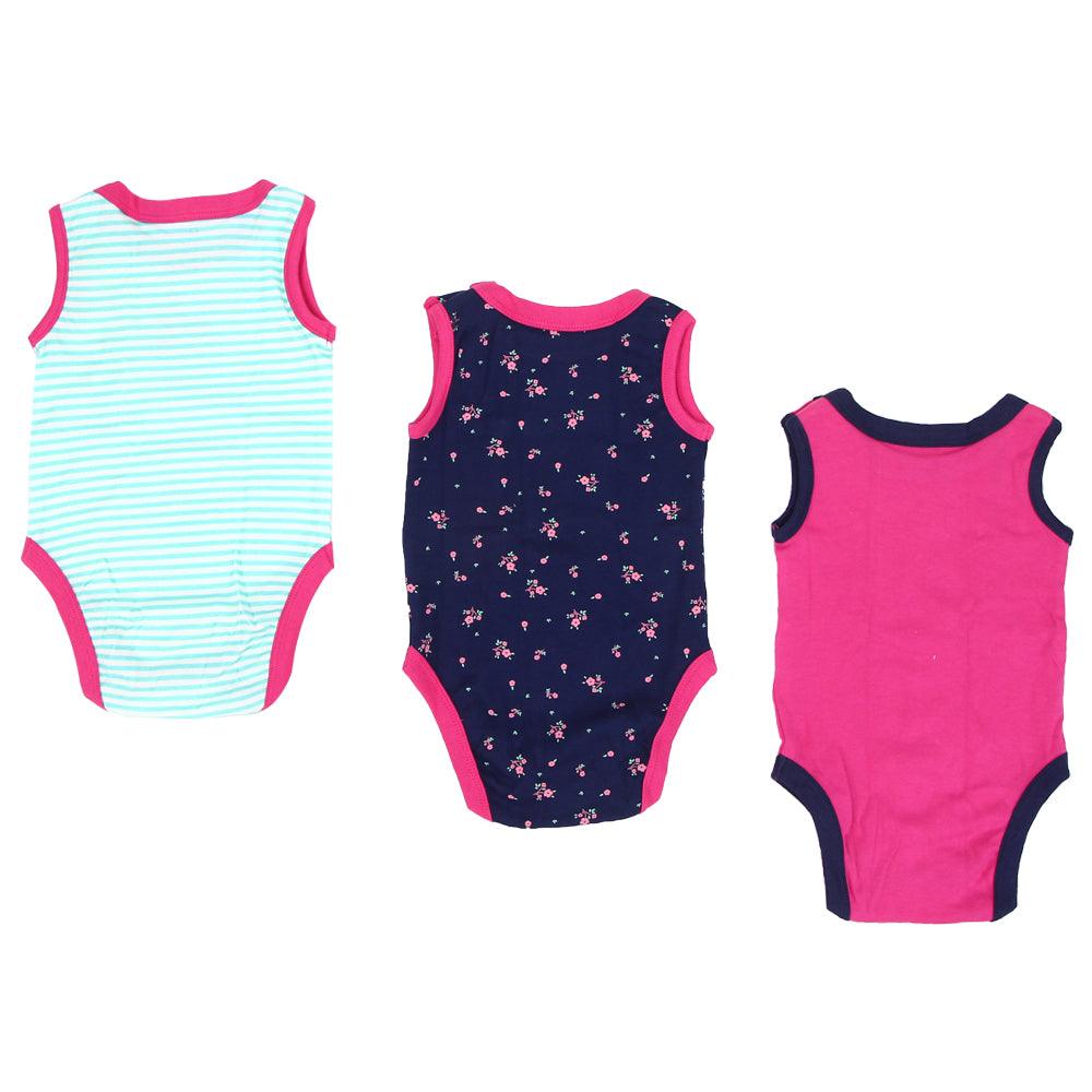 Sleeveless Bodysuit Pack Of 3 - Ourkids - Al Sayad