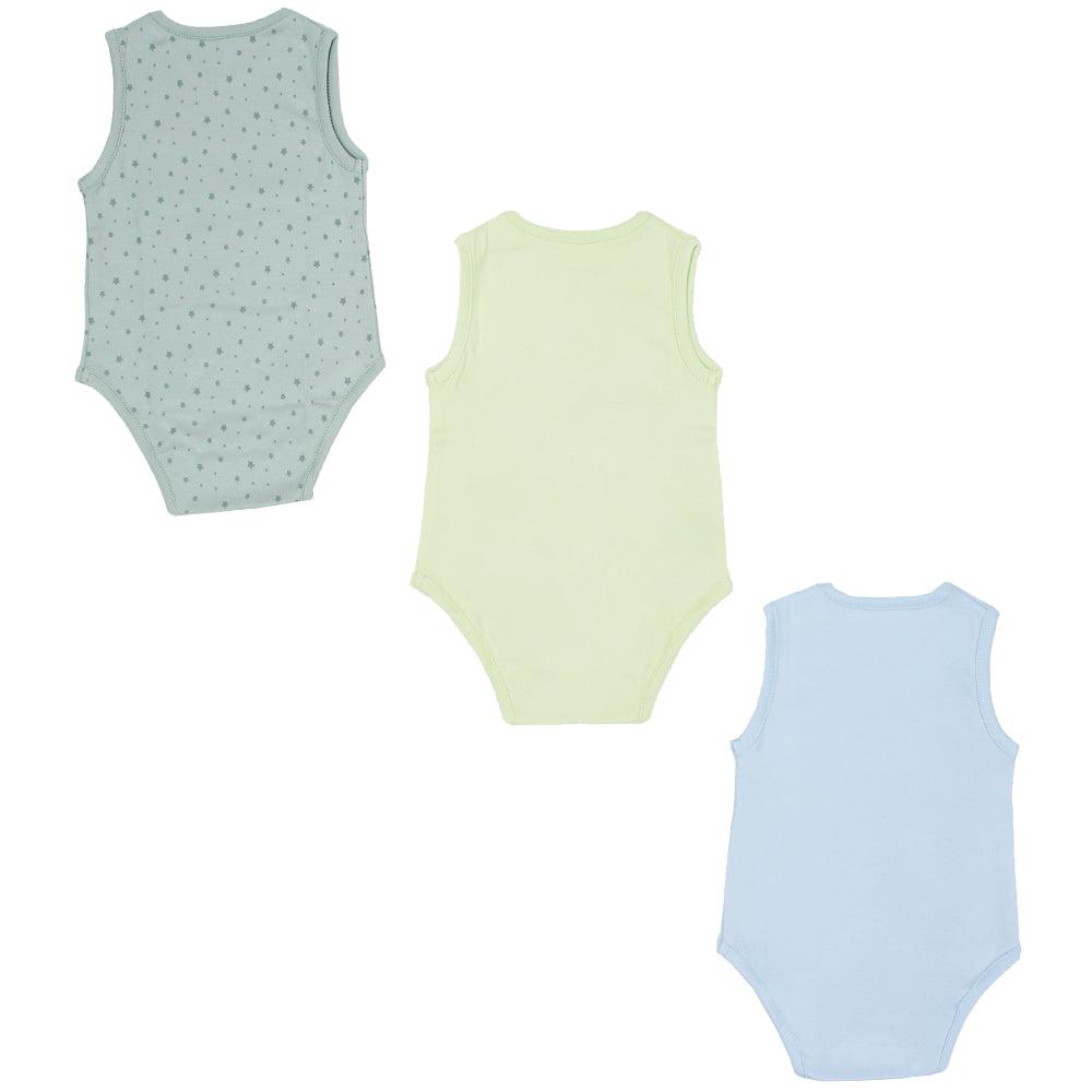 Sleeveless Bodysuit (Pack Of 3) - Ourkids - Pompelo