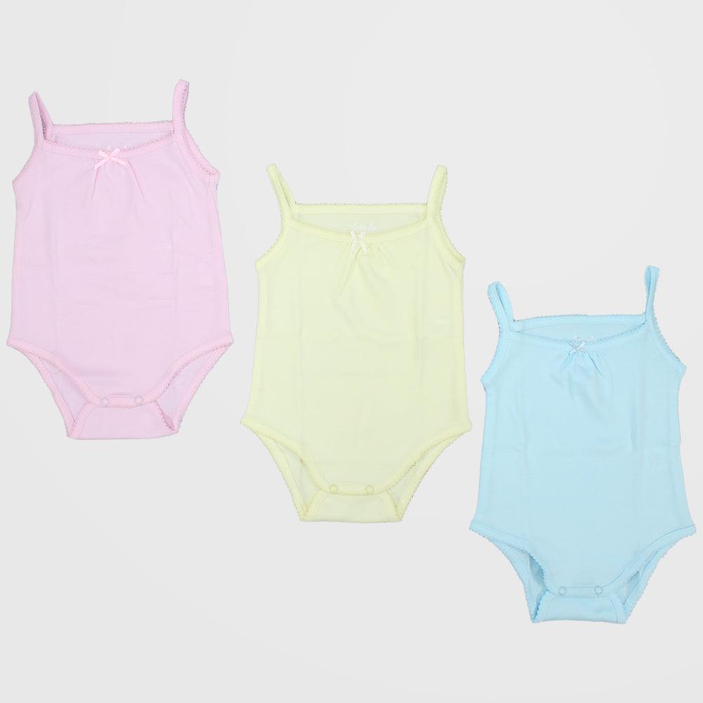 Sleeveless Bodysuit (Pack Of 3) - Ourkids - Pompelo