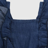 Sleeveless Jean Jumpsuit - Ourkids - Pompelo