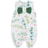 Sleeveless Overall With A Bow - Ourkids - Berceau