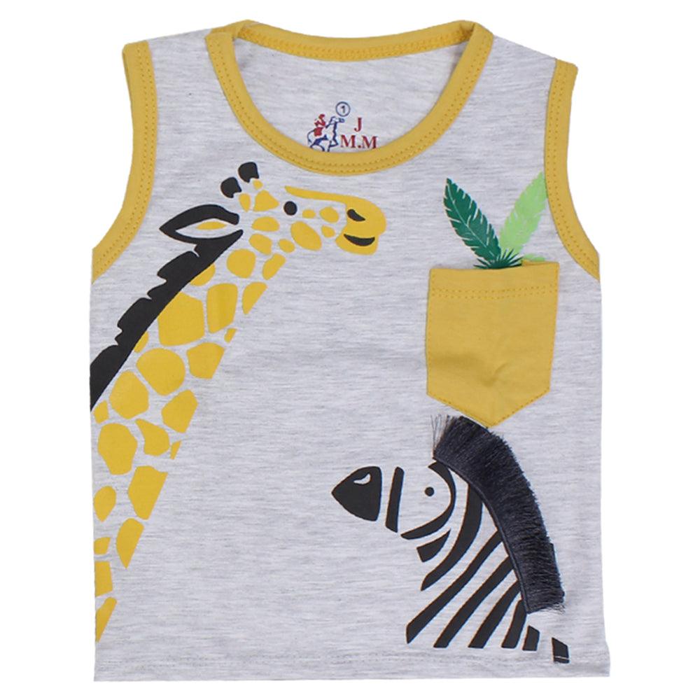 Sleeveless Printed Pajama - Ourkids - JOKY