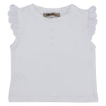 Sleeveless Ruffled Shoulders T-Shirt - Ourkids - Hopi wear