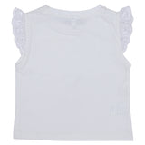 Sleeveless Ruffled Shoulders T-Shirt - Ourkids - Hopi wear