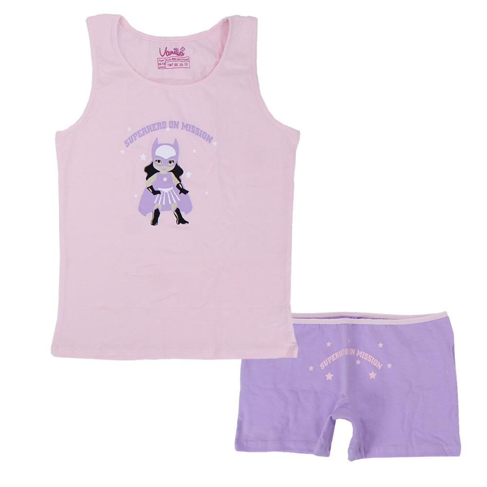 Sleeveless Underwear Set - Ourkids - Vanilla